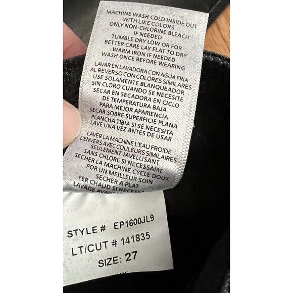 STS Blue Black Ellie High Rise Stretch Skinny Jeans Size 27 Ankle - Picture 8 of 9